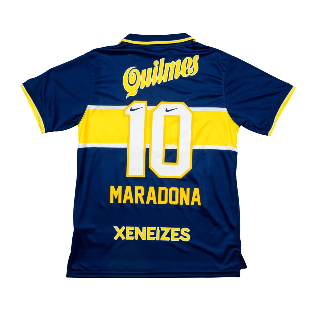 Boca Juniors Heimtrikot dunkelblau/gelb Maradona #10