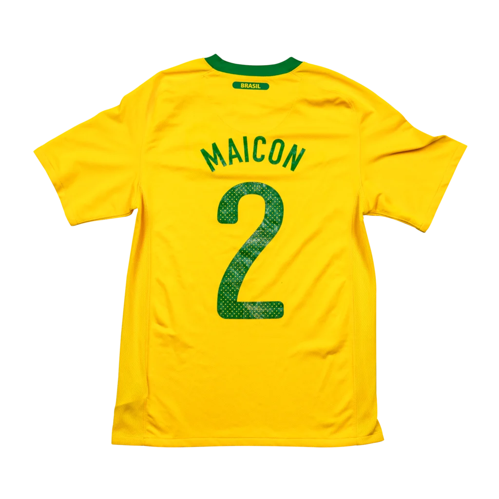 Brasilien Heimtrikot WM 2010 Maicon #2