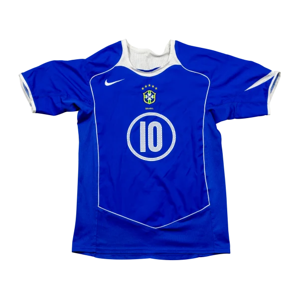 477A8377-1 Brasilien Away Trikot WM 2006 Ronaldinho #10