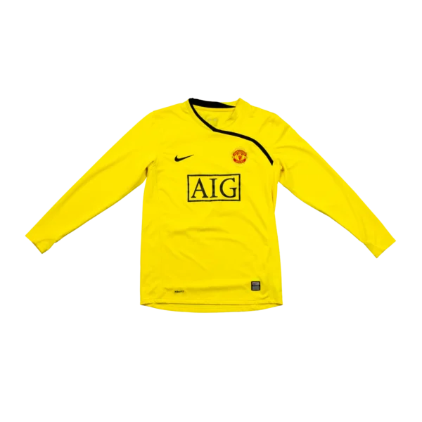 477A8385 Manchester United Torwarttrikot 2007/08 Gelb LS