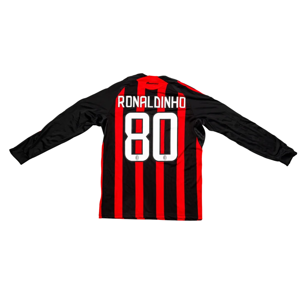 AC Mailand Home Trikot 2010/11 Ronaldinho #80 CL LS