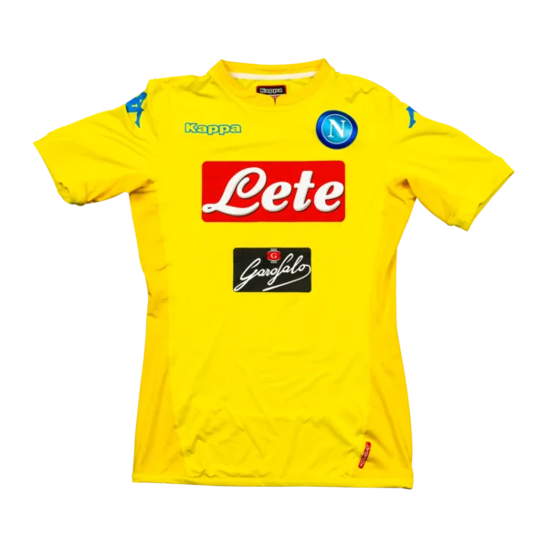 SSC Napoli Third Trikot 2013/14 Gelb Insigne