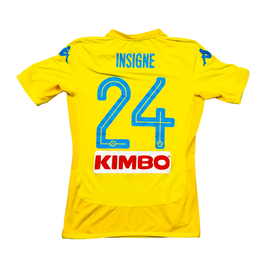 SSC Napoli Third Trikot 2013/14 Gelb Insigne