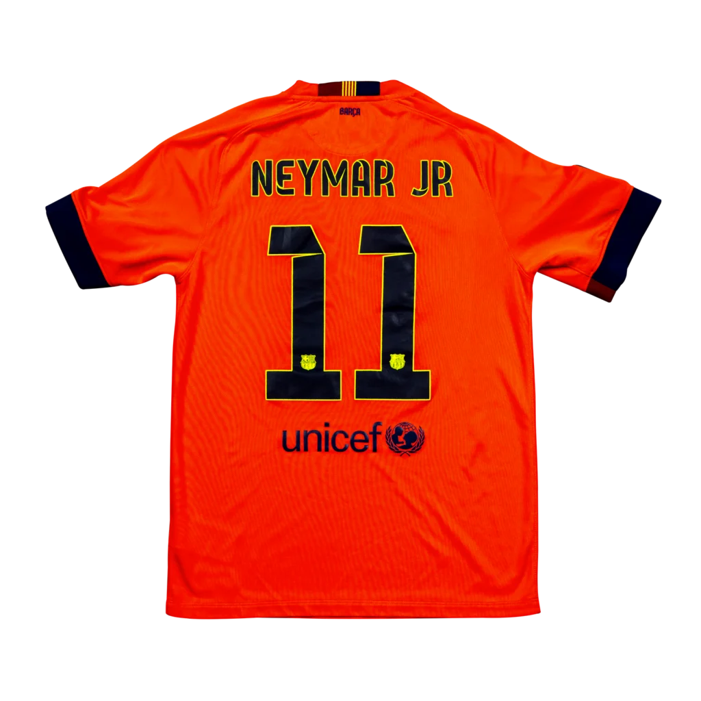 FC Barcelona Third Trikot 2014/15 Orange Neymar Jr