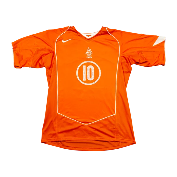 Niederlande Heimtrikot 2004/05 Nummer 10 Van Nistelrooy