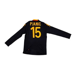 AS Roma Auswärtstrikot 2010/11 Pjanic 15 L/S signiert