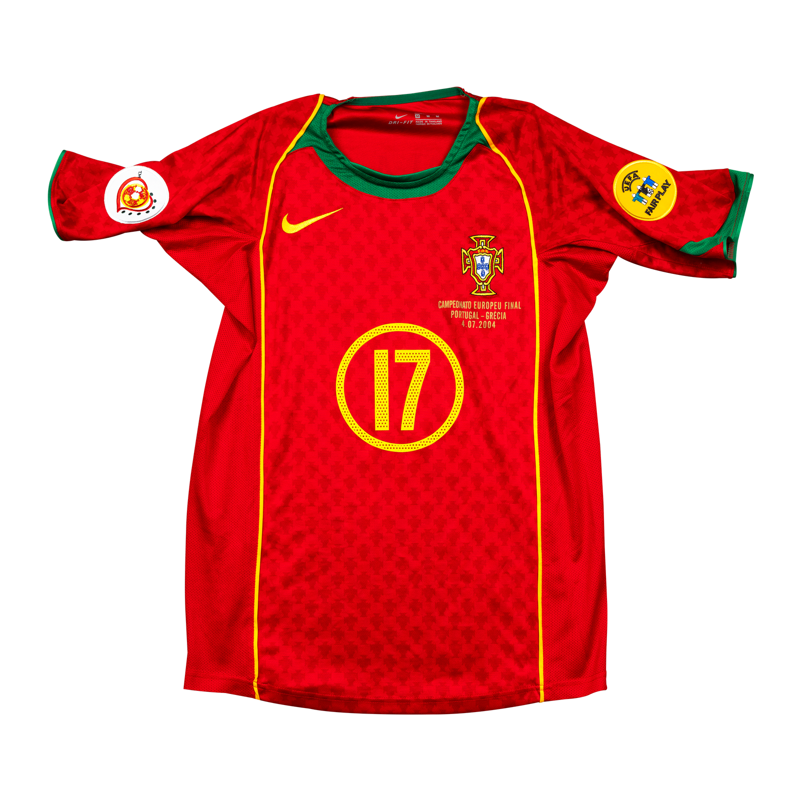 Portugal Heimtrikot Euro 2004 C. Ronaldo 17