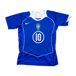 Brasilien Auswärtstrikot 2004/06 Ronaldinho #10