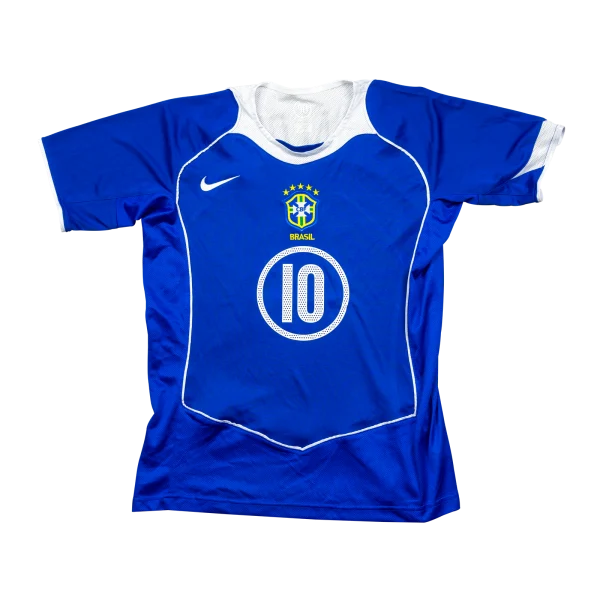 477A8538-1 Brasilien Auswärtstrikot 2004/06 Ronaldinho #10