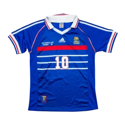 Frankreich WM 1998 Zidane Heimtrikot