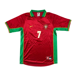 Portugal Heimtrikot Figo #7 2002-04