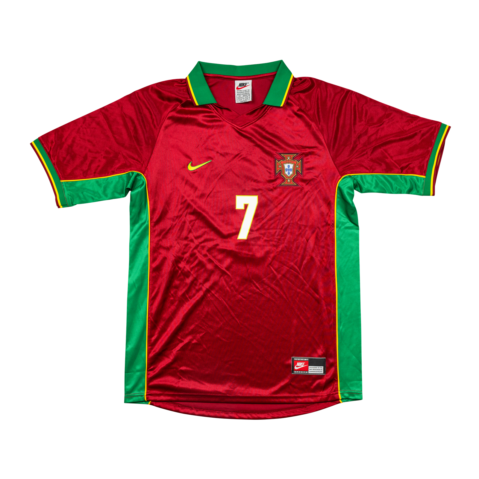 Portugal Heimtrikot Figo #7 2002-04