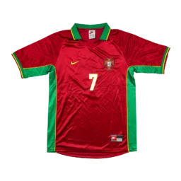 Portugal Heimtrikot Figo #7 2002-04