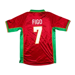 Portugal Heimtrikot Figo #7 2002-04