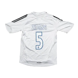 Real Madrid Zidane #5 Heimtrikot 2004/05 (CL)