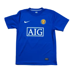 Manchester United Third Trikot 2008/09 Royalblau Luis Nani
