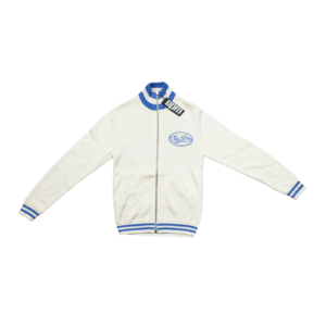 Six Pm Zip-Up Track Jacket Weiß/Blau