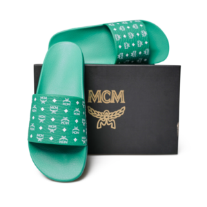 MCM Visetos Logo Slides Grün