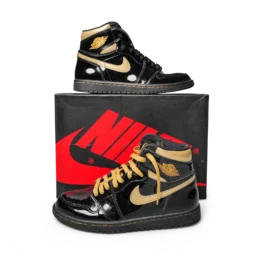 Nike Air Jordan 1 Retro High OG Black Metallic Gold