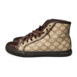 Gucci GG Supreme High-Top Sneaker Braun