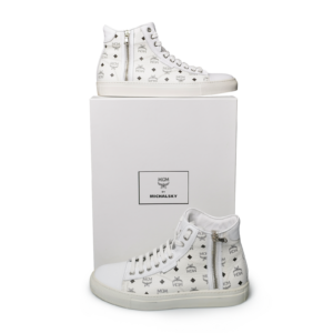 MCM x Michalsky Visetos High-Top Sneaker Weiß