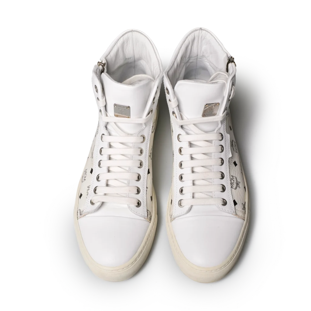 MCM x Michalsky Visetos High-Top Sneaker Weiß