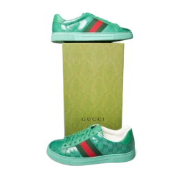 Gucci Ace Sneaker Green GG Supreme