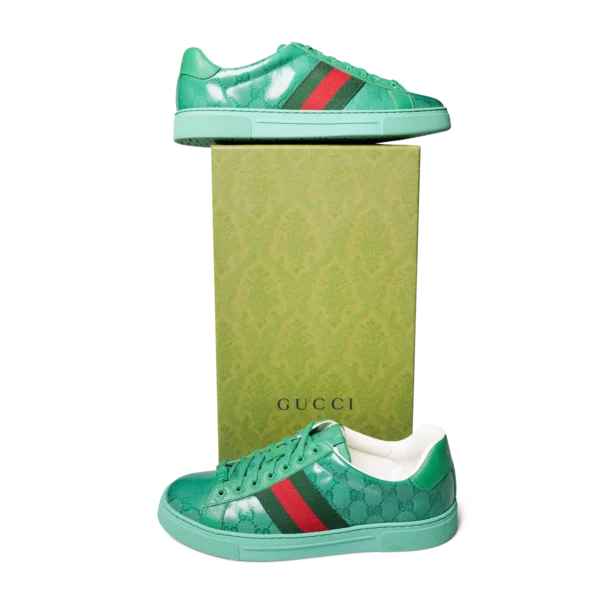 Gucci Ace Sneaker Green GG Supreme