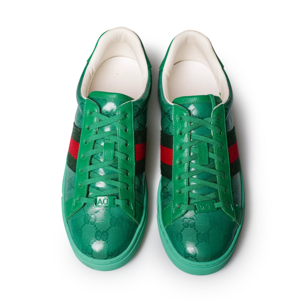 Gucci Ace Sneaker Green GG Supreme