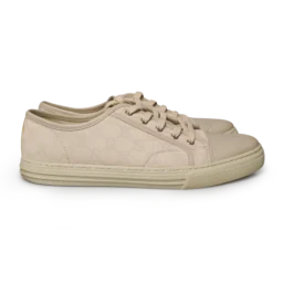 Gucci GG Canvas Low-Top Sneaker Beige