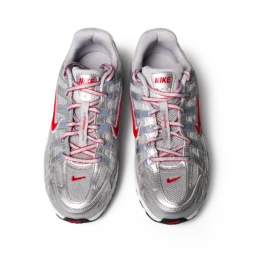 Nike P-6000 Bowerman Series Metallic Silver/University Red