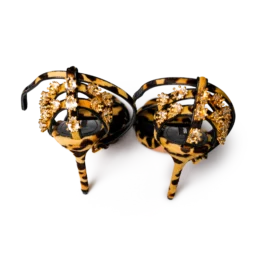 Dsquared2 Leopard Crystal High Heels