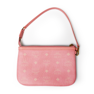 MCM Visetos Schultertasche Rosa klein