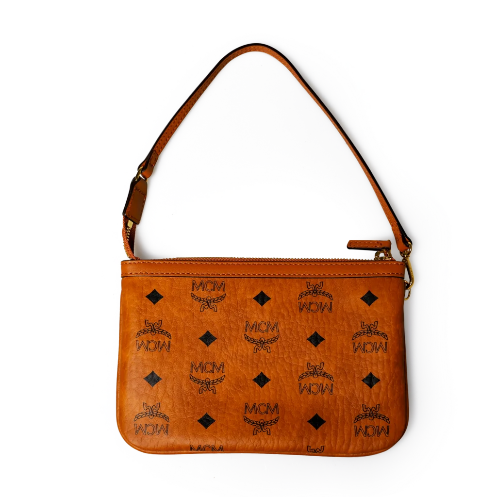 MCM Visetos Pochette Cognac klein