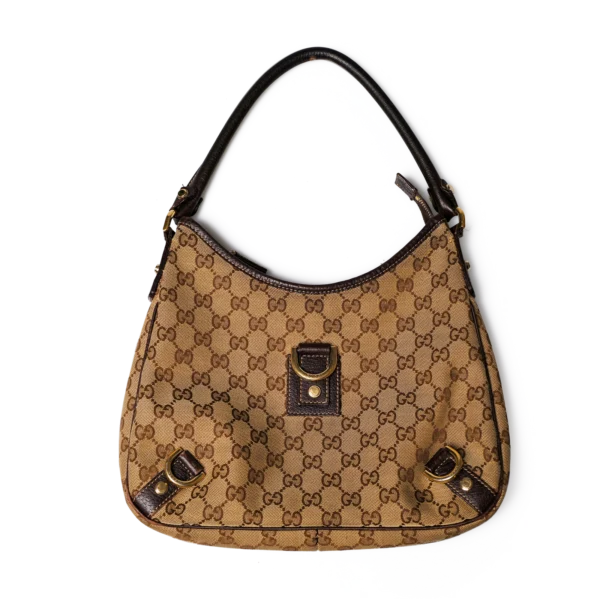 Gucci GG Canvas D-Ring Hobo Bag