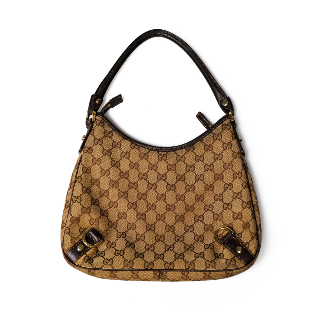 Gucci GG Canvas D-Ring Hobo Bag