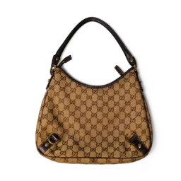 Gucci GG Canvas D-Ring Hobo Bag
