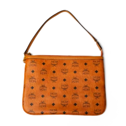 MCM Visetos Pochette Cognac groß