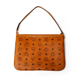 MCM Visetos Pochette Cognac groß
