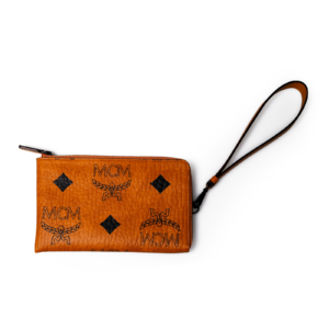 DO01061405 MCM Visetos Wristlet Cognac