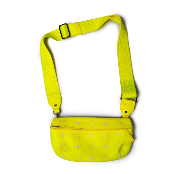 MCM Neon Visetos Crossbody Bag