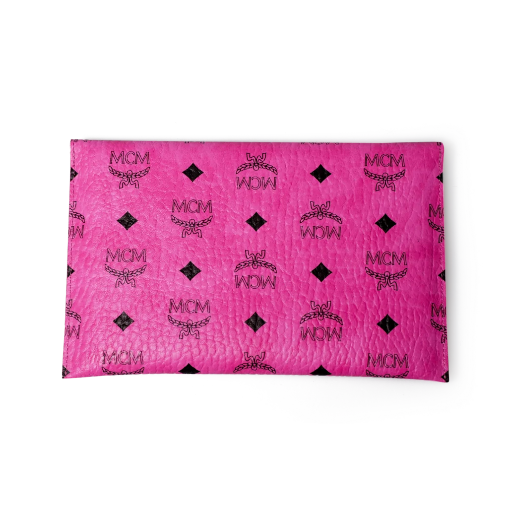 MCM Visetos Envelope Clutch Pink
