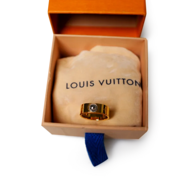 Louis Vuitton LV Iconic Ring Goldtone