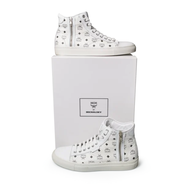 MCM x Michalsky Visetos High-Top Sneaker