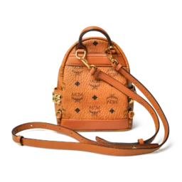 DO01061495 MCM Stark Mini Visetos Backpack Cognac