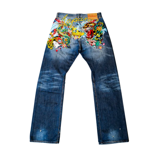 DO01061517 Ed Hardy Japan Tattoo Jeans