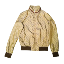 DO01061526 Gucci GG Monogram Track Jacket Beige