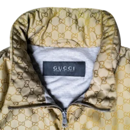 DO01061527 Gucci GG Monogram Track Jacket Beige