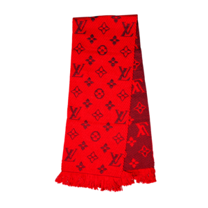 Louis Vuitton Logomania Monogram Schal Rot
