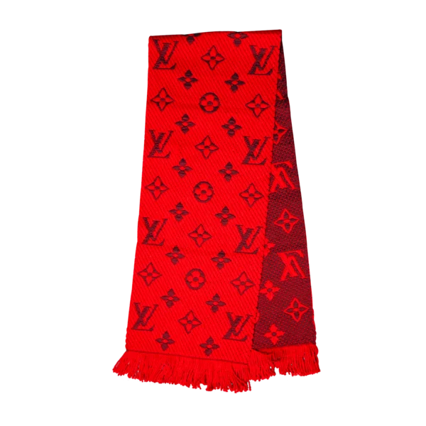 Louis Vuitton Logomania Monogram Schal Rot